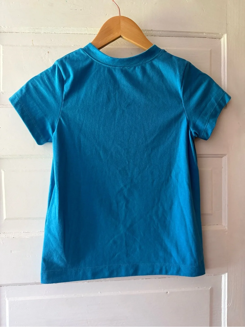 Busy Bees Smocked Kids' Turquoise Anchor Tee